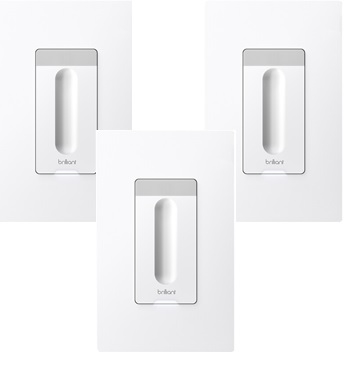 Smart dimmer switch Paquete de 3pzas