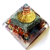 Orgone Large Pyramid -Fire Chakra Vibration Frequency 162HZ - for WEALTH & CREATIVITY - fire element
