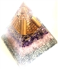 Amethyt, Rose Quartz Orgone Extra  Large Pyramid - highest quality