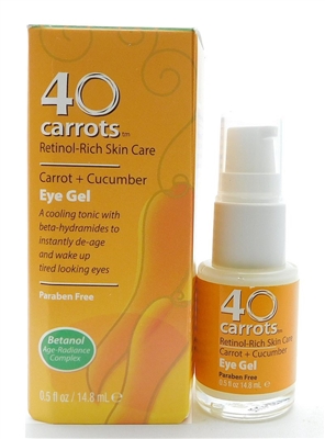 40 Carrots carrot + cucumber Eye Gel .5 Fl Oz.