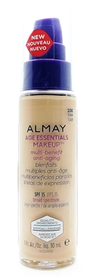 Almay Age Essentials Makeup SPF15 100 Fair 1 Fl Oz.