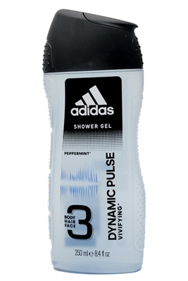 adidas DYNAMIC PULSE Peppermint Shower Gel for Hair, Body and Face  8.4 fl oz