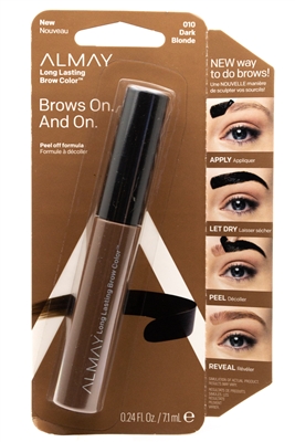 Almay LONG LASTING BROW COLOR Brows On and On  010 Dark Blonde  .24 fl oz