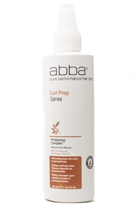 abba CURL PREP SPRAY Pro Quinoa Complex. Natural Hair Rescue   8 fl oz