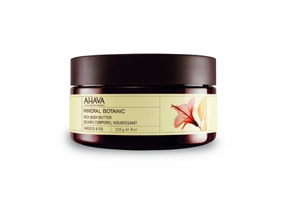 Ahava Mineral Botanic Rich Body Butter Hibiscus & Fig 8 Oz