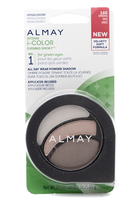 Almay Intense i-Color Evening Smoky NO.1 for green eyes, 160 Greens  .2oz