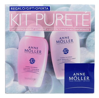 Anne Moller Kit Purete Gift: Creamy Cleansing Lotion 5 Fl Oz., Refreshing Alcohol-Free Tone 5 Fl Oz.