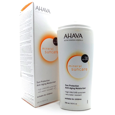AHAVA Mineral Suncare SPF30 Sun Protection Anti-Aging Moisturizer 8.5 Fl Oz.