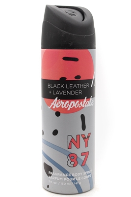 Aeropostale BLACK LEATHER + LAVENDER Fragrance Body Spray  5 fl oz