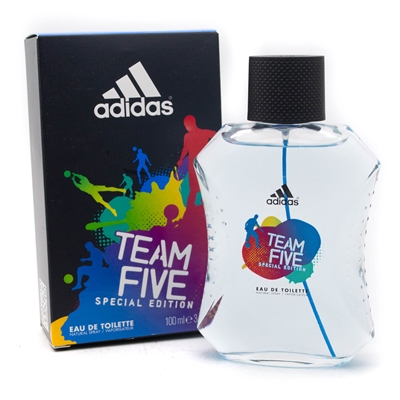 Adidas TEAM FIVE Special Edition Eau de Toilette Spray  3.4 fl oz