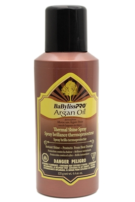 BaByliss Pro Argan Oil THERMAL SHINE SPRAY.  Instant Shine, Protects from Heat Damage  4.4oz