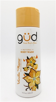 Burt's Bees Gud Natural Body Wash Vanilla Flame 10 Fl Oz.