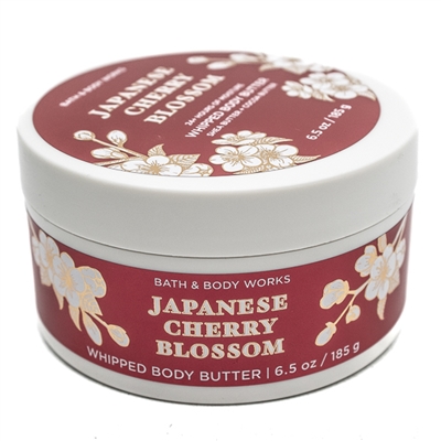 Bath & Body Works JAPANESE CHERRY BLOSSOM  Whipped Body Butter  6.5oz