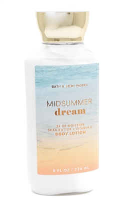 Bath & Body Works MIDSUMMER DREAM Shea Butter + Vitamin E Body Lotion  8 fl oz