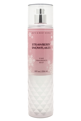 Bath & Body Works STRAWBERRY SNOWFLAKES Fine Fragrance Mist  8 fl oz