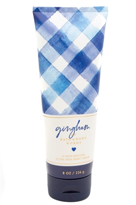 Bath & Body Works GINGHAM 24hr Moisture Ultra-Shea Body Cream  8 fl oz