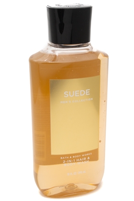 Bath & Body Works SUEDE For Men 2-IN-1 Hair & Body Wash  10 fl oz