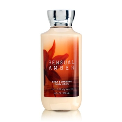 Bath & Body Works Sensual Amber Body Lotion 8 Oz