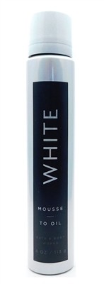 Bath & Body Works WHITE Mousse To Oil 4 Oz.