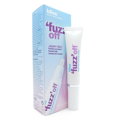 bliss Fuzz Off Facial Hair Removal Cream .5 Fl Oz.