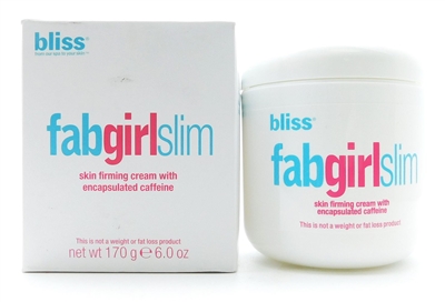 Bliss FabGirlSlim Skin Firming Cream with Encapsulated Caffeine 6 Oz.
