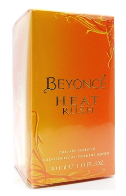 Beyonce Heat Rush Eau de Toilette Spray 1 Fl Oz.