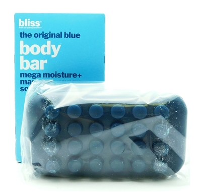 bliss The Original Blue Body Bar mega moisture + massage soap 5 Oz.