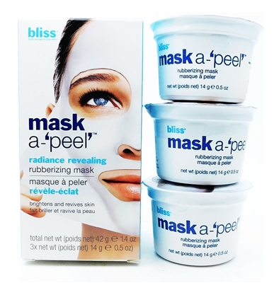 bliss Mask A-'Peel' Radiance Revealing Rubberizing Mask  .5 oz