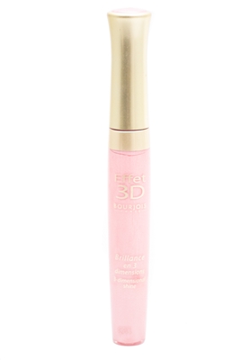 Bourjois Effet 3D Cosmic Lipgloss, 03 Brun Rose Academic  .2 fl oz