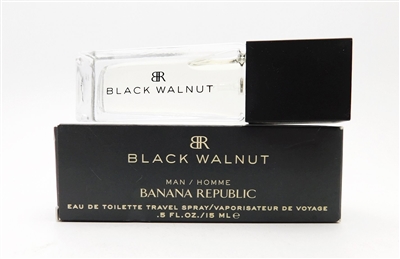 Banana Republic Black Walnut man Eau De Toilette Travel Spray .5 Fl Oz.