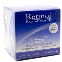 Beauty Spa RETINOL Pro-Advance Renewal Night Cream with Dead Sea Salts  1.7 fl oz