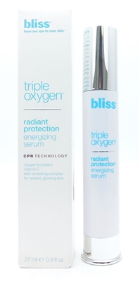 Bliss Triple Oxygen Radiant Protection Energizing Serum .9 Fl Oz.