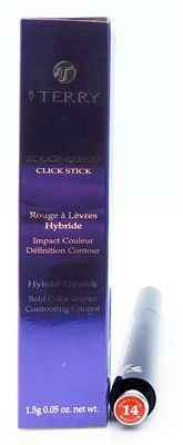 By Terry Rouge-Expert Click Stick Hybrid Lipstick 14. Orange Vogue .05 Oz.