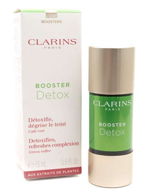 Clarins BOOSTER DETOX, Green Coffee. Detoxifies, Revives Radiance, Plumps  .5 fl oz