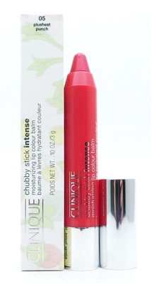 Clinique Chubby Stick Intense Moisturizing Lip Colour Balm 05 Plushest Punch .10 Oz.