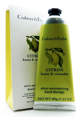 Crabtree & Evelyn Citron Honey & Coriander Ultra-Moisturising Hand Therapy 3.5 Oz.