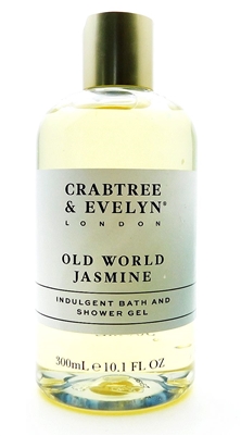 Crabtree & Evelyn Old World Jasmine Indulgent Bath and Shower Gel 10.1 Fl Oz.