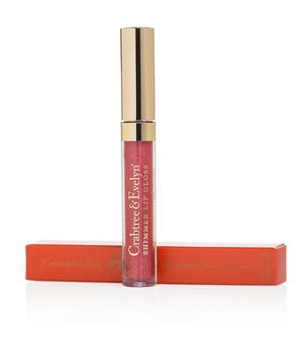 Crabtree & Evelyn Red Sparkle Shimmer Gloss 0.11 Oz