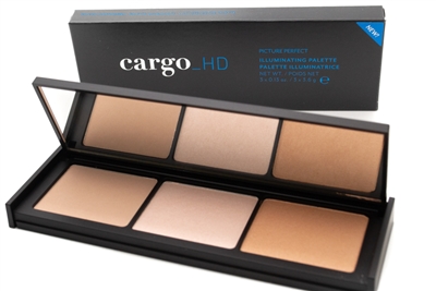 cargo_HD PICTURE PERFECT Illuminating Palette, Three Illuminating Powders to Achieve Different Effects.  3x.13oz