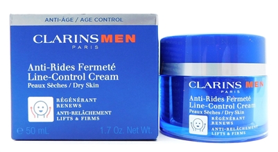 Clarins Men Line-Control Cream Dry Skin 1.7 Oz.