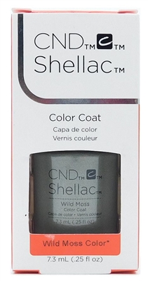 CND Shellac Color Coat Wild Moss Color .25 Fl Oz.