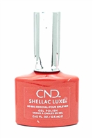 CND Shellac Luxe 60 Second Removal Gel Polish, 112 Electric Orange  .42 fl oz