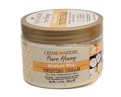 Creme of Nature Pure Honey Moisture Whip TWISTING CREAM  11.6oz