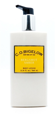 C.O. Bigelow Bergamot Amber Body Lotion 11.6 Fl Oz.