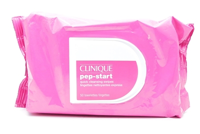 Clinique Pep-Start Quick Cleansing Swipes 50 Towelettes