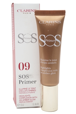 Clarins SOS Primer, Highlights Complextion with an Amber Glow, 09 Amber Pearls   1oz