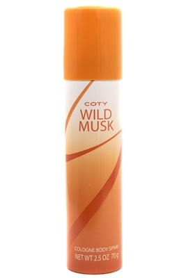 Coty WILD MUSK Cologne Body Spray  2.5 fl oz