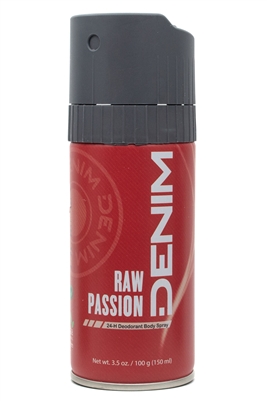 Denim RAW PASSION 24 Hr Deodorant Body Spray  3.5 fl oz