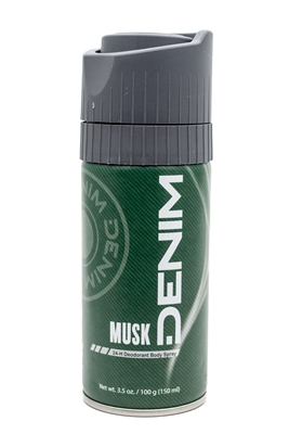 Denim MUSK 24 Hr Deodorant Body Spray  3.5 fl oz