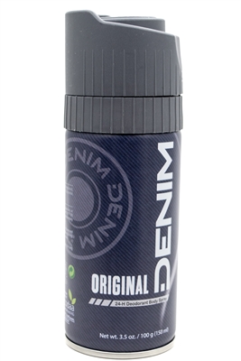Denim ORIGINAL 24 Hr Deodorant Body Spray  3.5 fl oz
